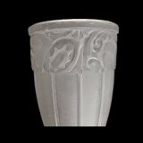Pair of Art Deco pressed glass wall sconces