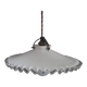 Suspension en opaline blanche