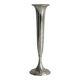 Small shiny metal bud vase