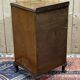 1930s English Burl Walnut Bedside Table