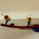 Ceiling light 4 Spots Shiny Vintage Germany 1980s