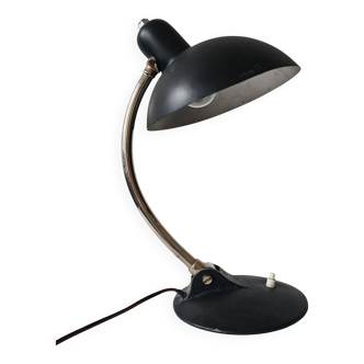 Lampe de table Bauhaus en fer forgé et acier, années 1930