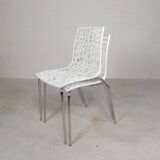 Set of 2 design chairs IGAP, Groove model, 2000s