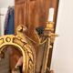 Antique Louis XIV Wall Sconce 19th Century Napoleon III Gilded Wood Gold Leaf