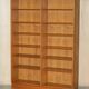 Pair of large open bookshelves Poul Hundevad Mid Century Modern in teak