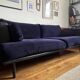 3-seater velvet sofa Habitat