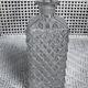 Diamond-tipped glass decanter 1960s/70s
