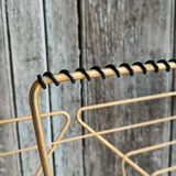 Vintage vinyl magazine rack