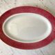 Raspberry pink oval dish 20-30s