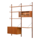 Poul Cadovius teak wall unit for Cado, 1960s