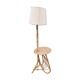 Lampe sur pied en osier