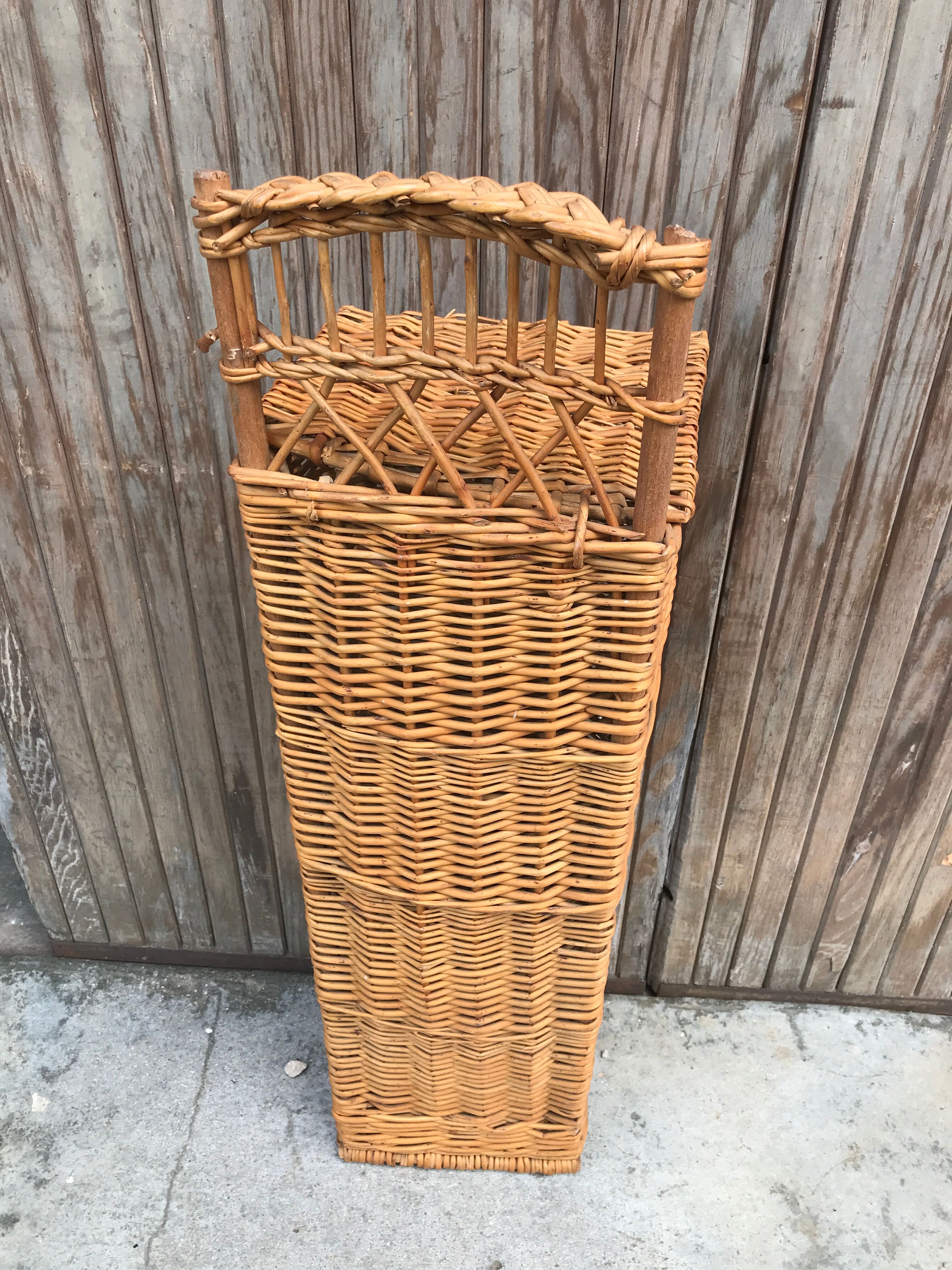 Huche à pain rotin osier Selency