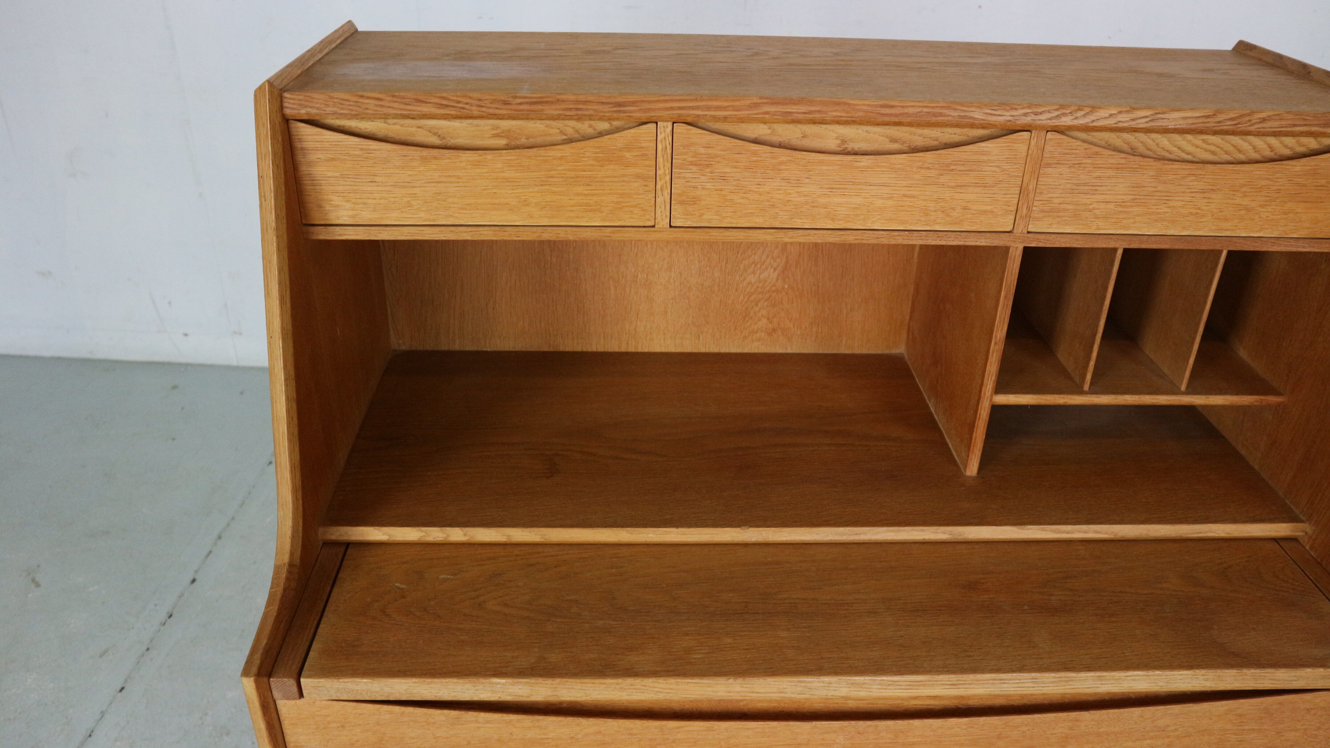 Mid-century oak writing desk, 1960 denmark