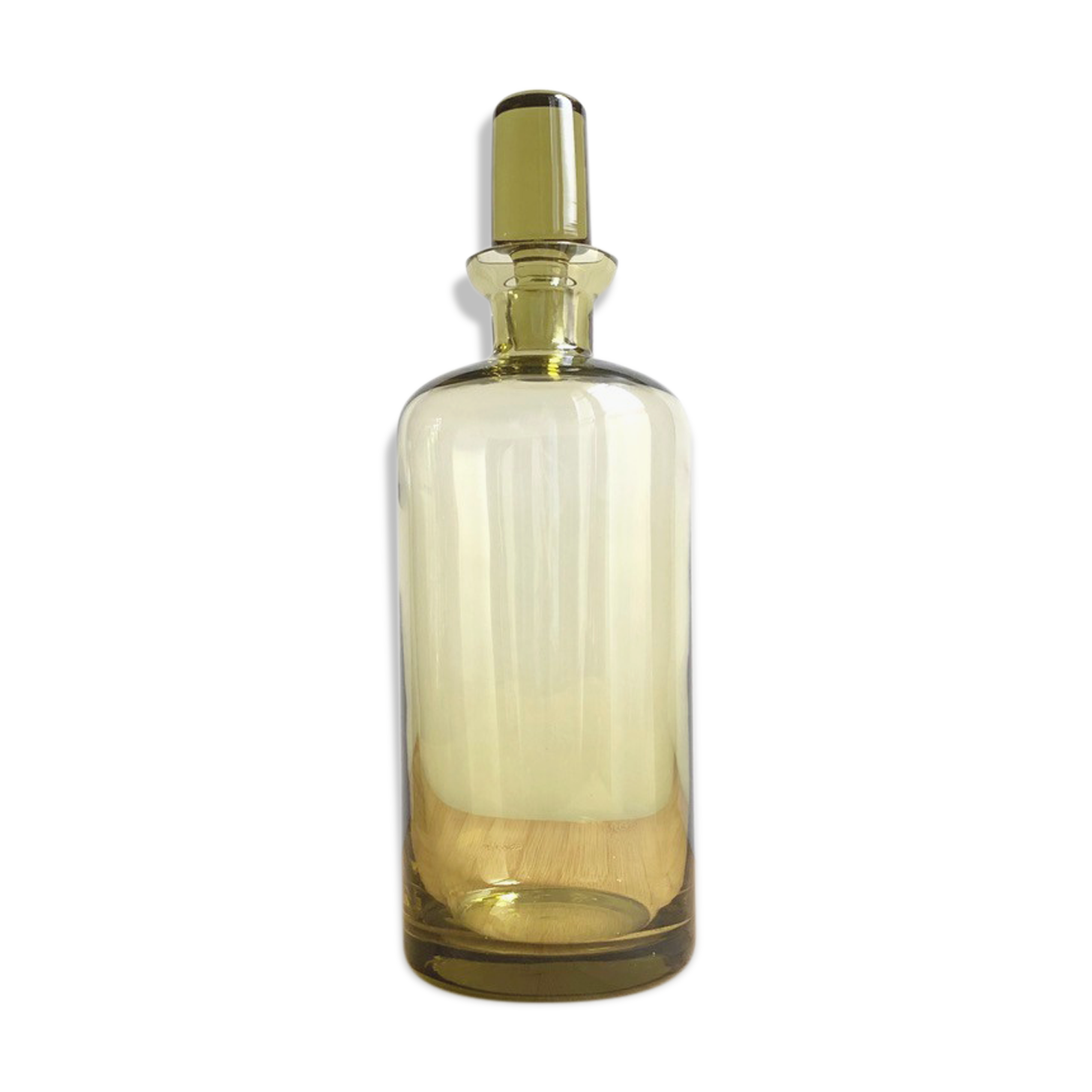 Antique blown glass decanter