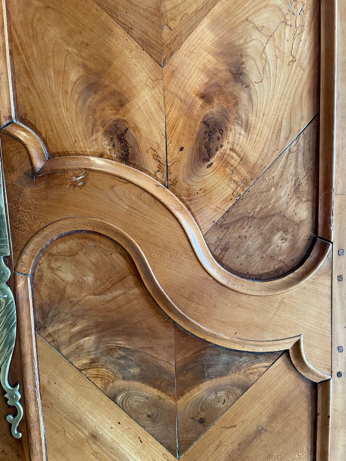 19th-century antique wardrobe