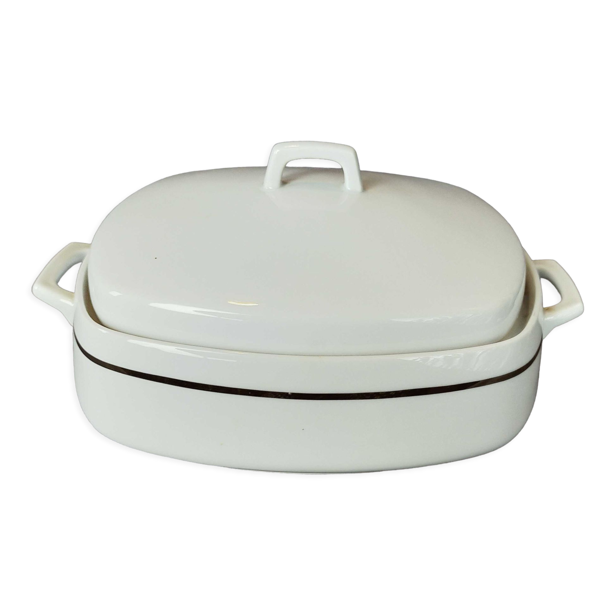 Sologne porcelain salad bowl or tureen