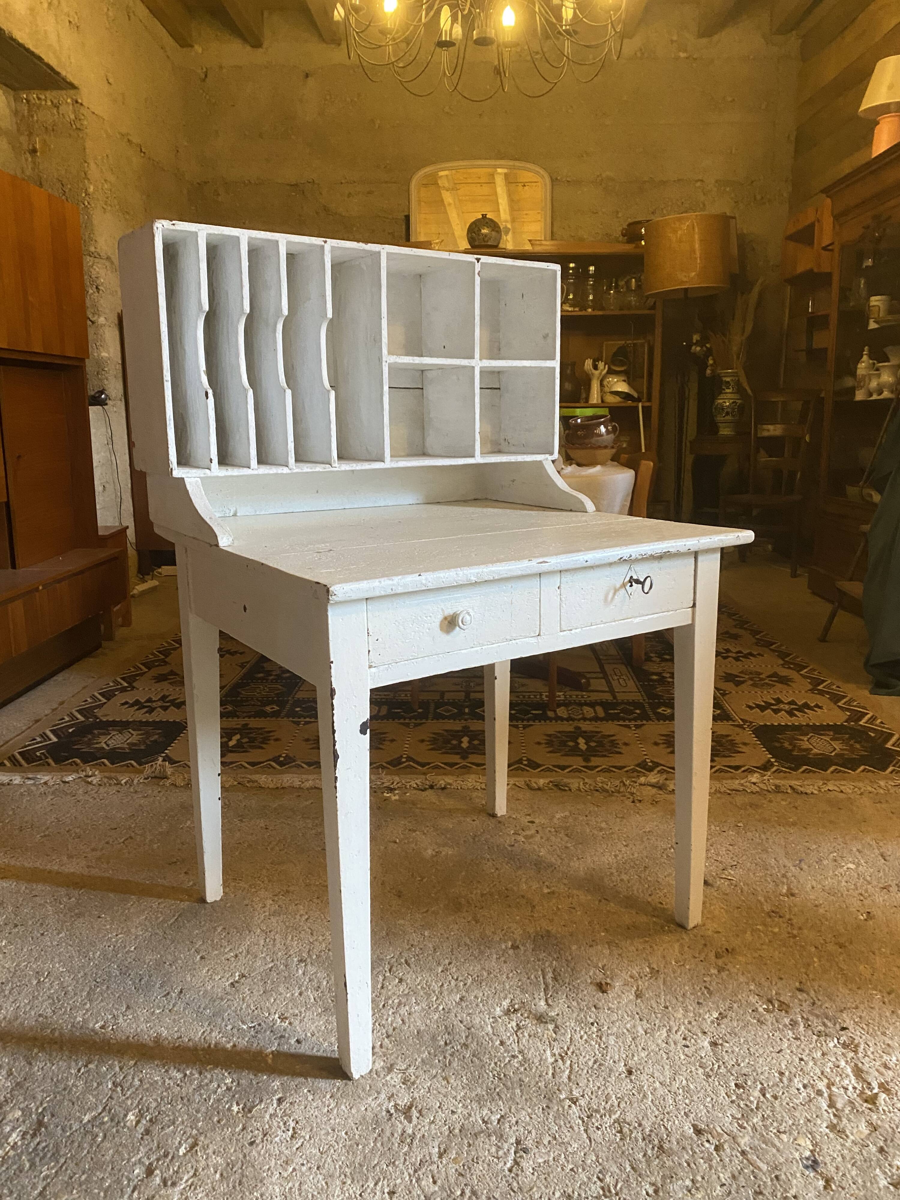 Antique wooden work table
