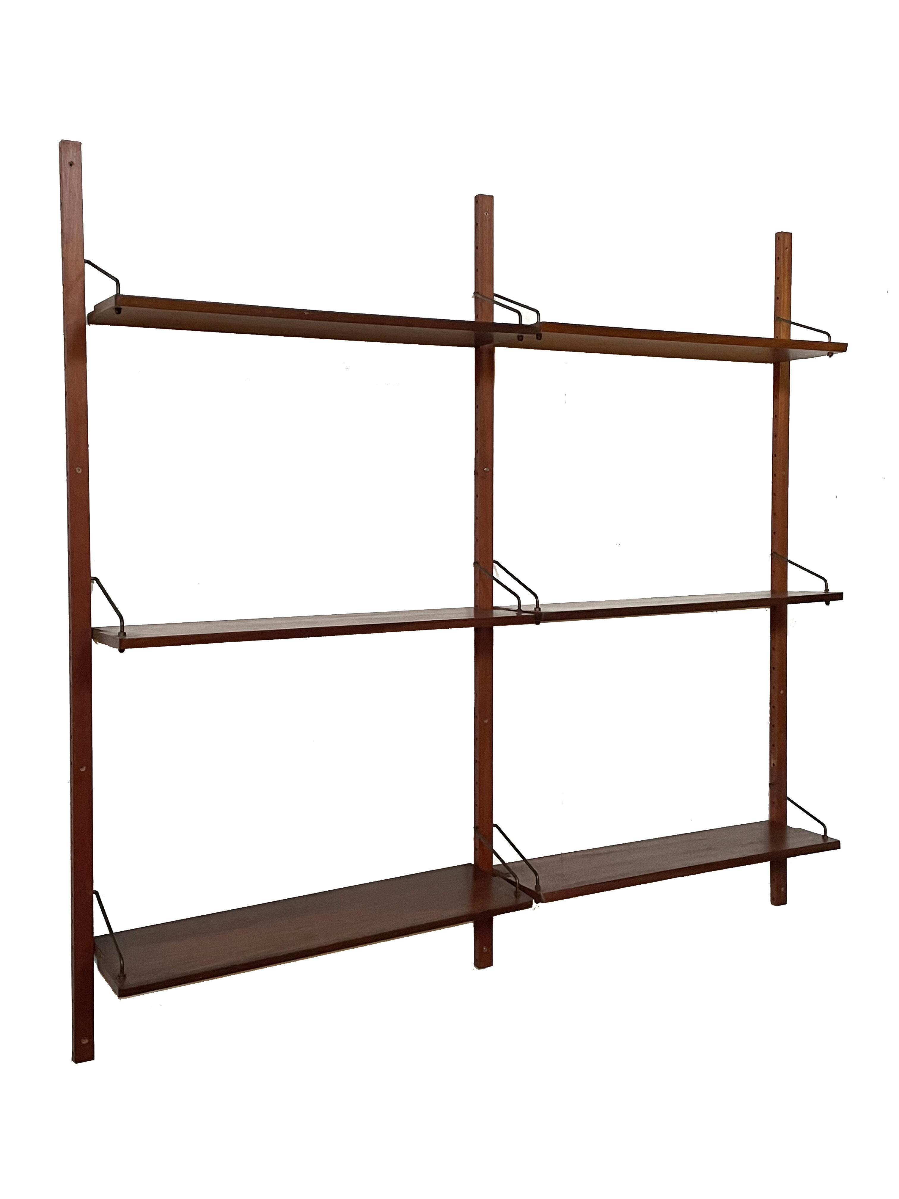 Vintage wall system minimalist Danish design 1960s