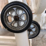 High chair bebe baumann vintage white wood