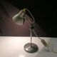 Vintage desk lamp in brushed aluminium 70