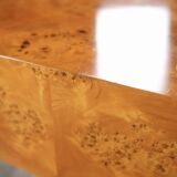 Table basse en loupe d'orme Alveo par Willy Rizzo pour Mario Sabot, 1972