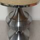 Space age XL living room lamp in brushed aluminium, France circa 1970.
