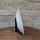 Oval serving dish with hand-painted pink flowers in San Marciano ceramic.