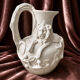 Superb Art Nouveau jug/pitcher/vase in ceramic La Louvière sign