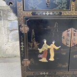 Chinese furniture console 1960 lase wood