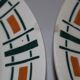 Lot de 5 assiettes creuses Badonviller modèle Quiberon