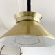 Vintage brass belid, sweden pendant, mid century hanging lamp