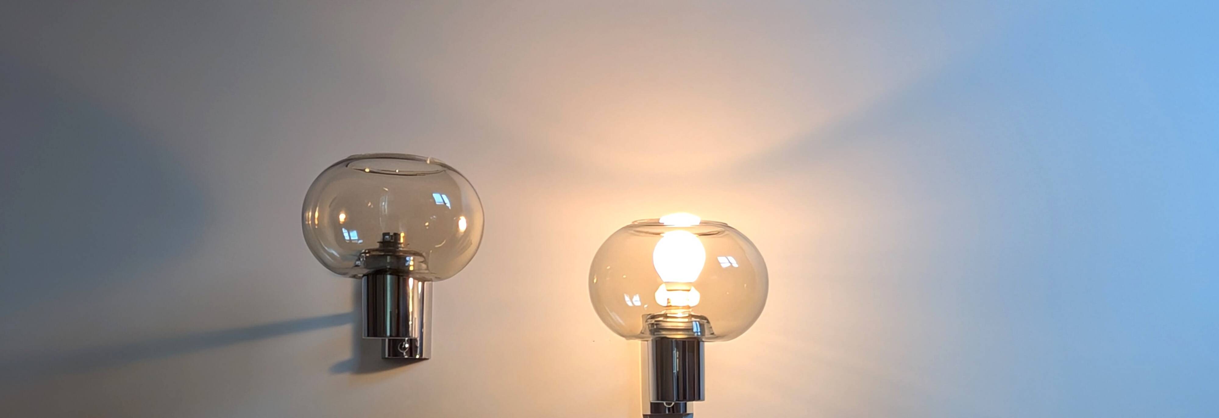 Pair of Sciolari wall lights
