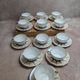 Art Deco coffee service Limoges Unique signed Pailles – 27 pieces in iridescent porcelain