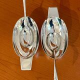 "Christofle, Gallia, 2 Swan Sauce Boats Christian Fjerdingstad