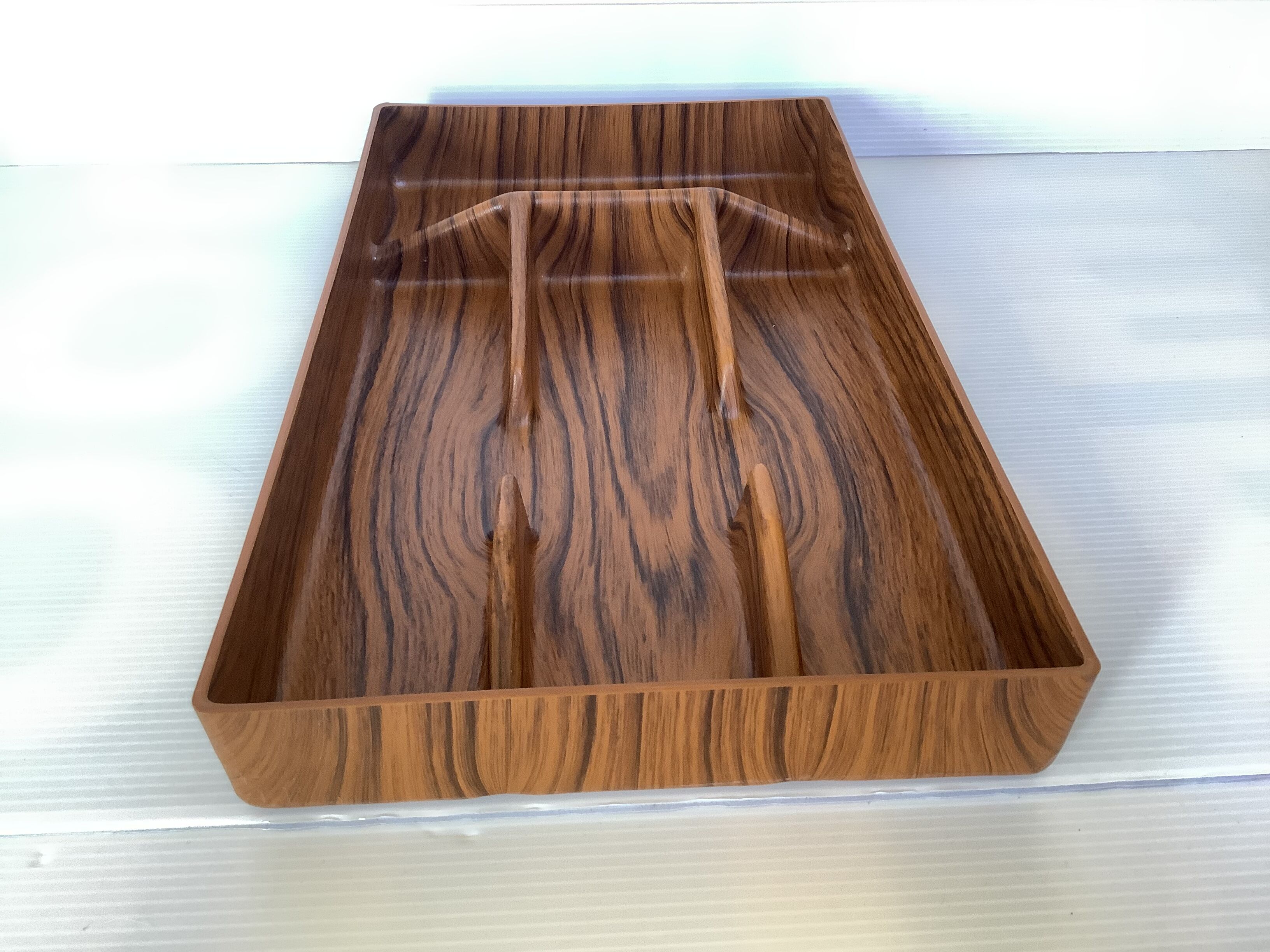 Cutlery range plastic imitation wood caloppia