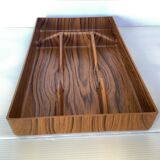 Cutlery range plastic imitation wood caloppia