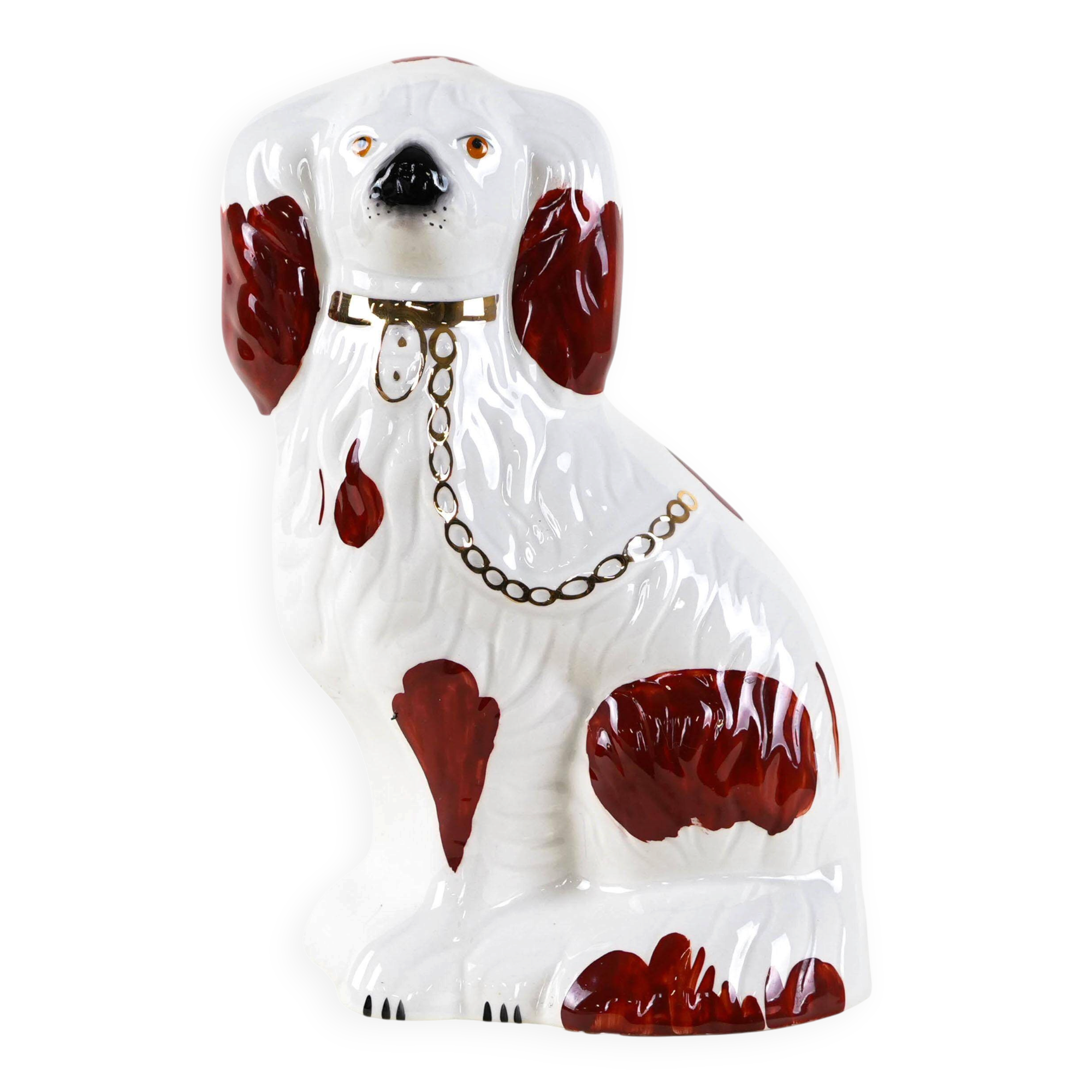 Figurine de chien en céramique, design anglais, années 1960, production : beswick england