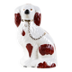 Figurine de chien en céramique, design anglais, années 1960, production : beswick england