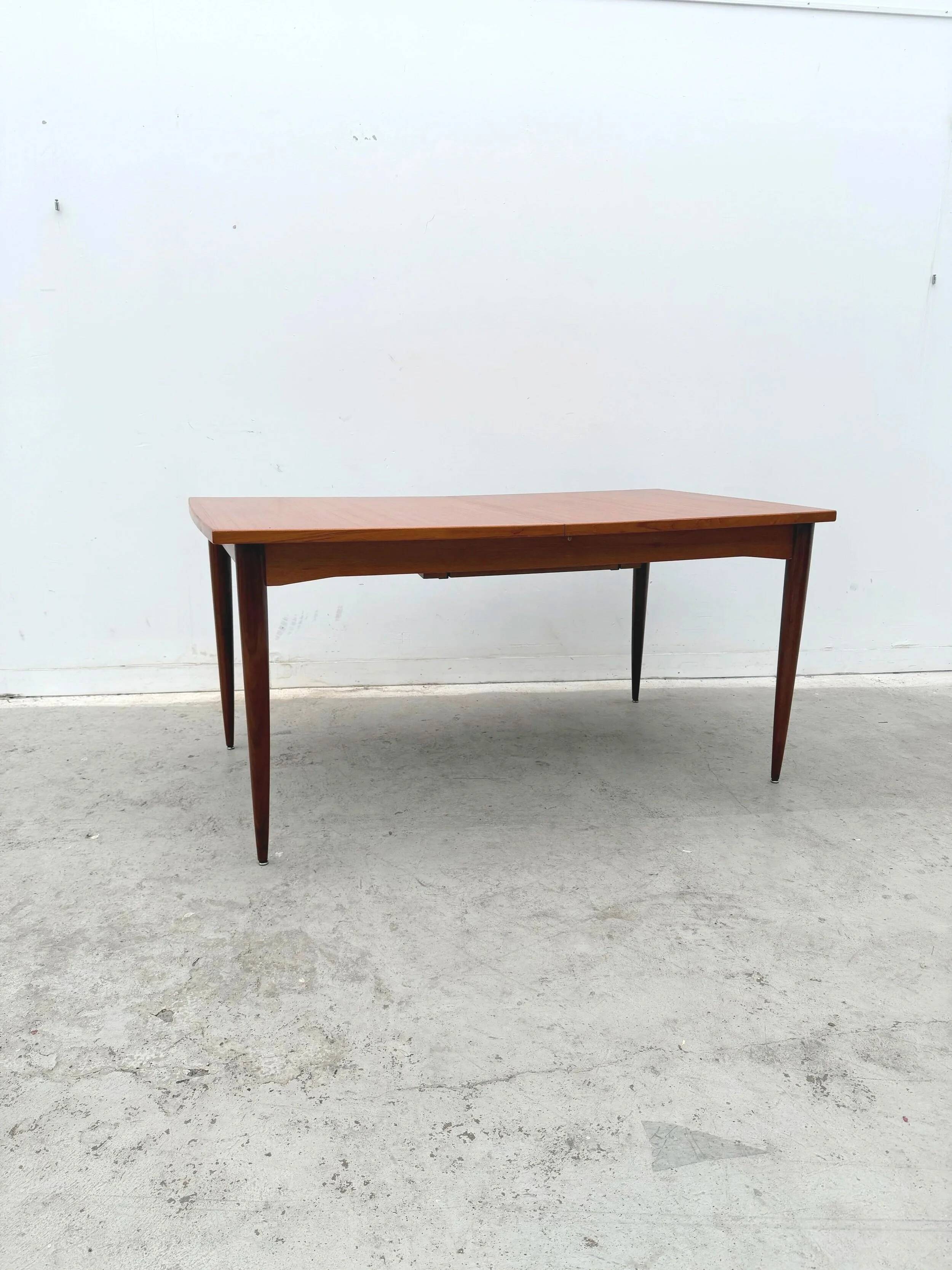 Scandinavian teak dining table, 1960