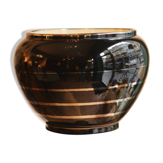 Charles Catteau, Art Deco cache-pot from the Boch La Louvière factory.