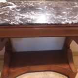 Marbled console
