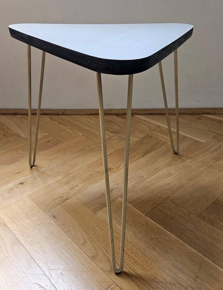 Midcentury Tripod Flower or Side Table ULUV, 1970s