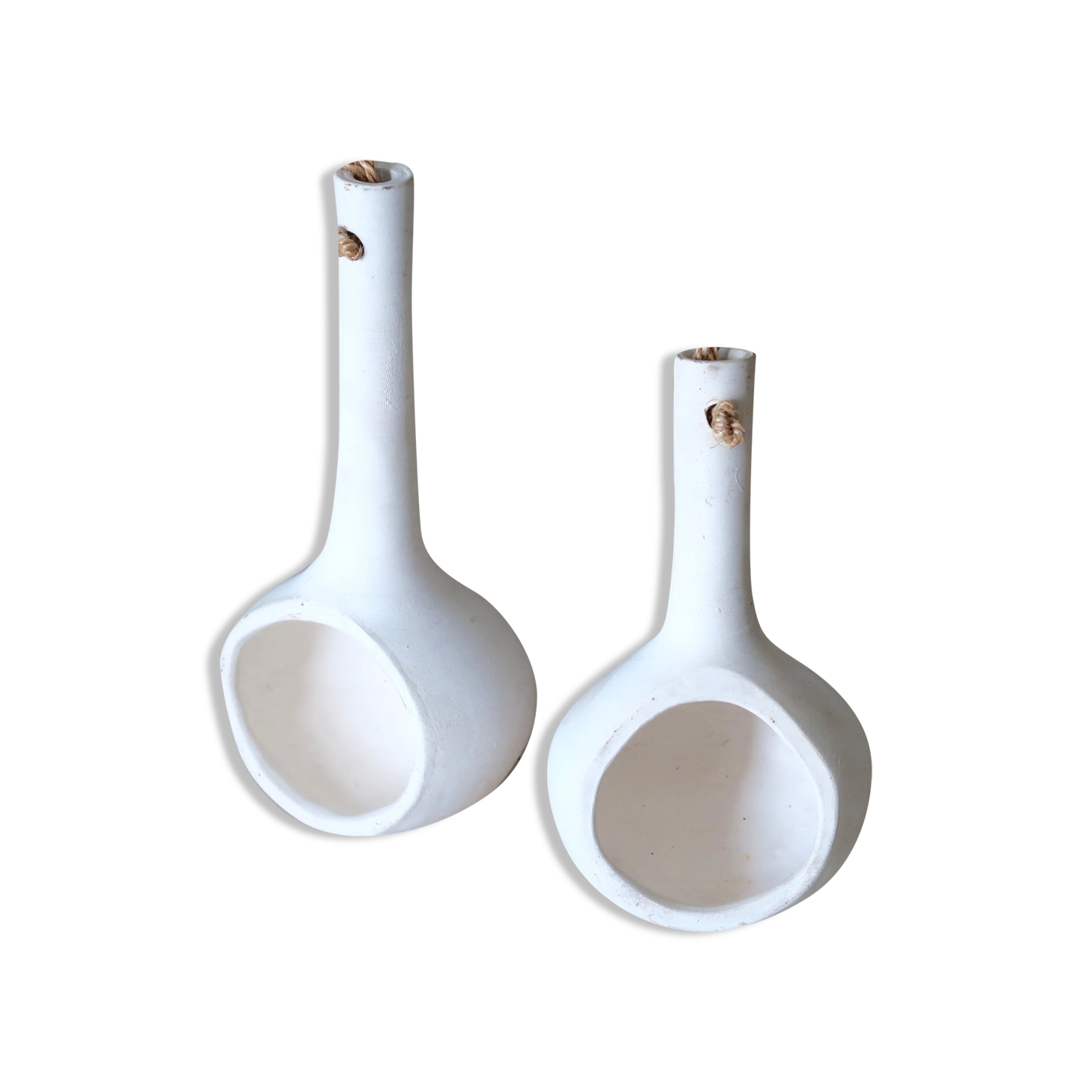 Ceramic pendant lamps by Jacques Lignier, Vallauris, 60s