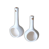 Ceramic pendant lamps by Jacques Lignier, Vallauris, 60s