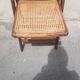 Chaise pliante vintage