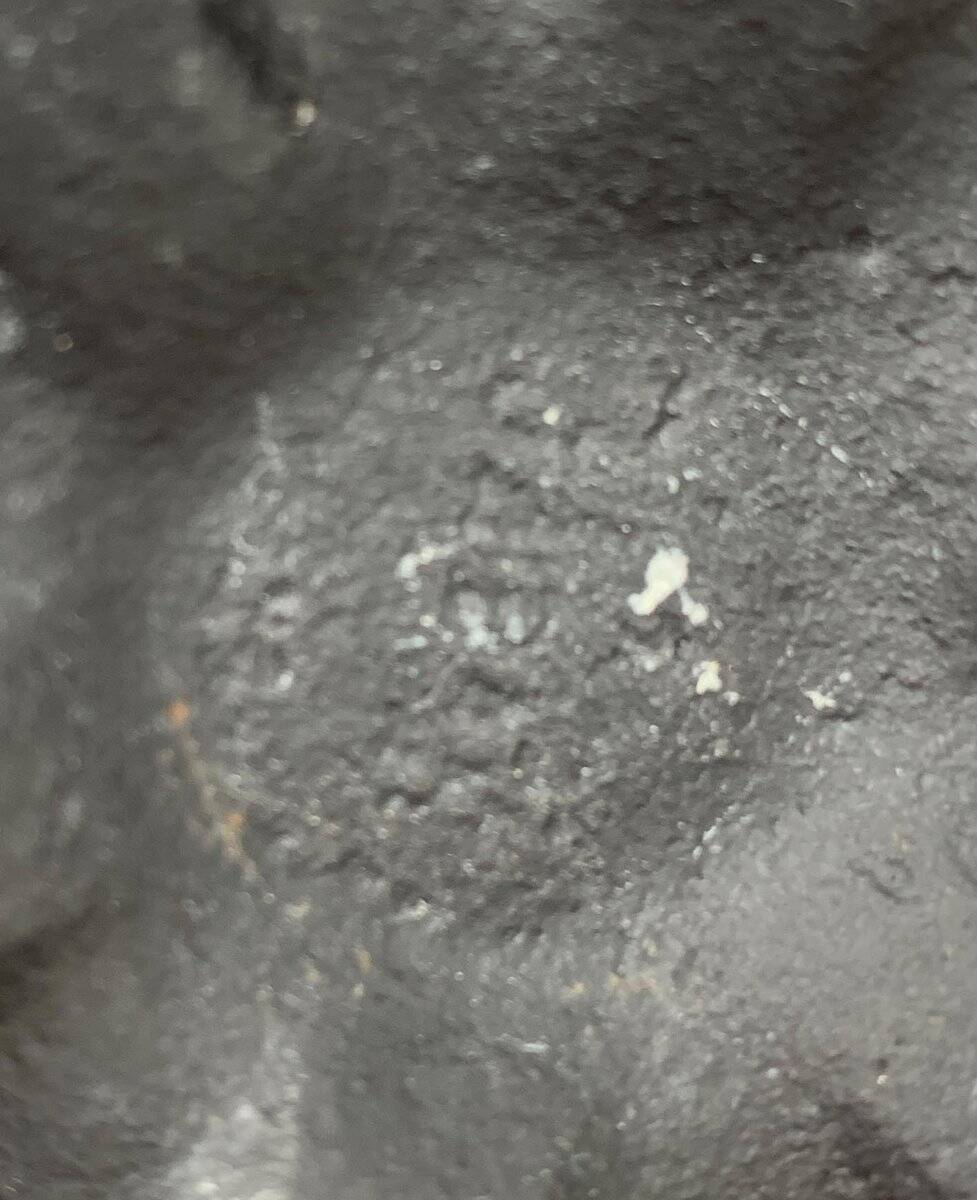 Brutalist cast iron candlestick from mid-century Japan by Jens H. Quistgaard, 1960s.