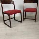 Pair of sled chairs