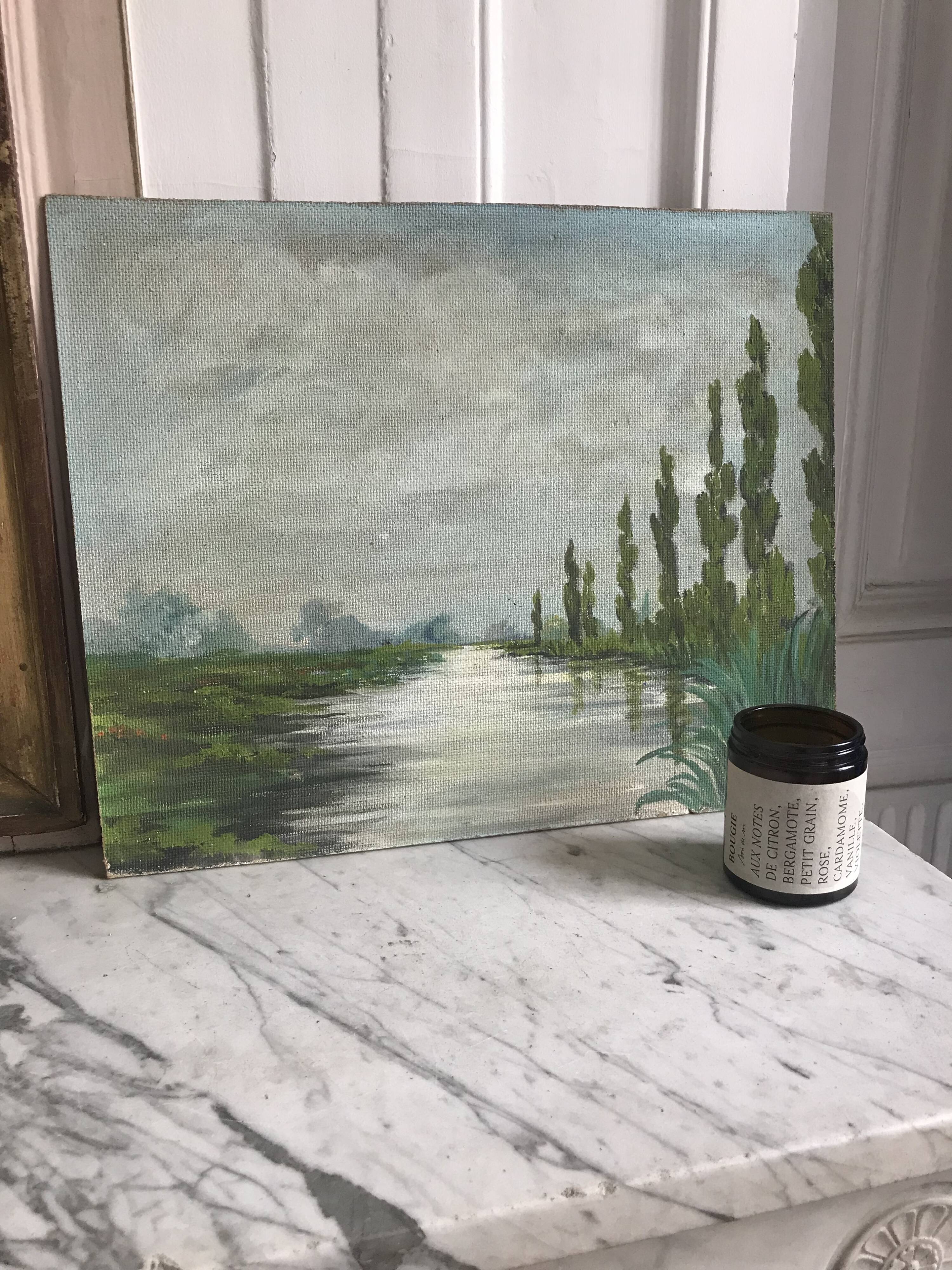 Landscape oil painting