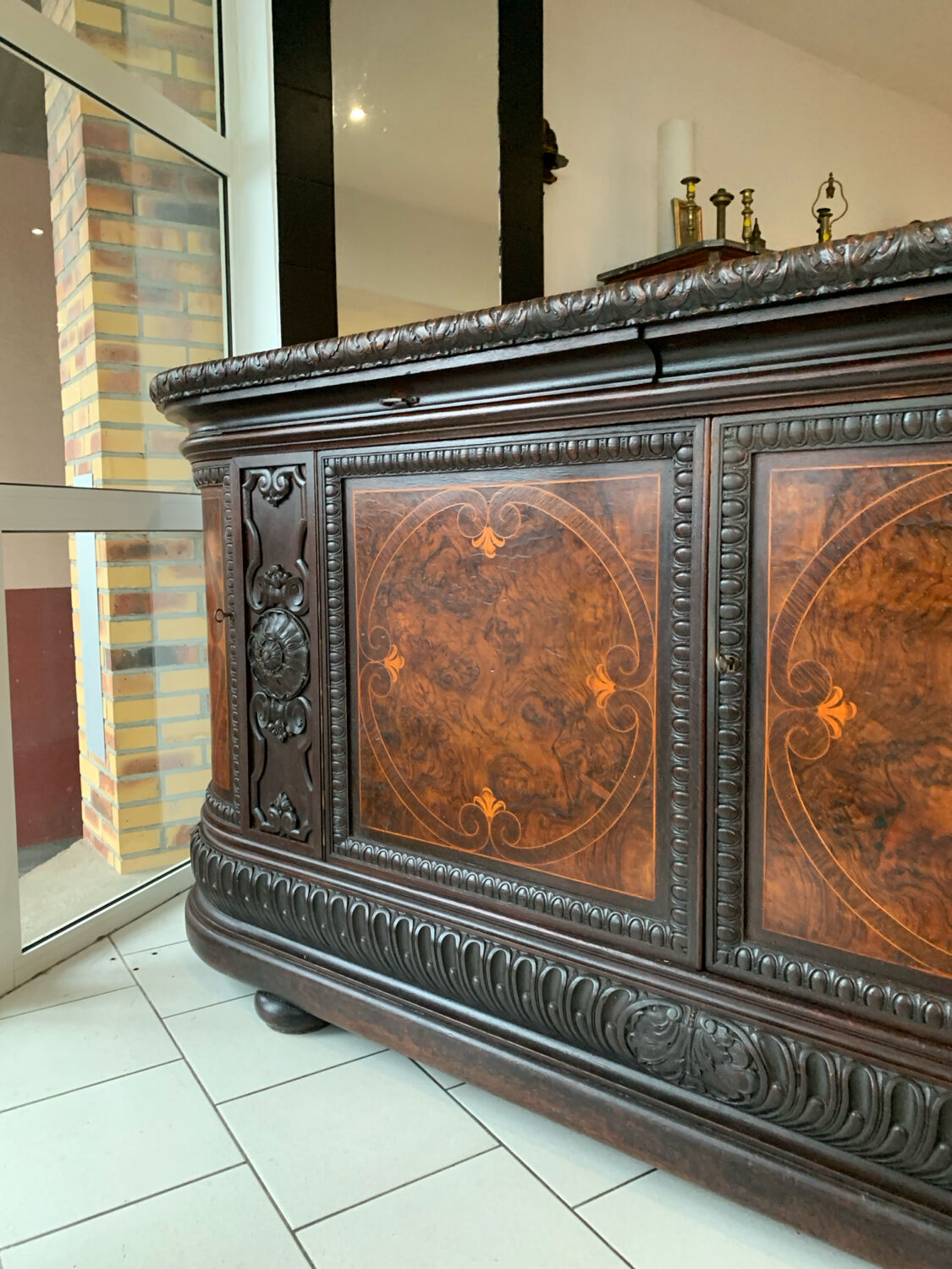 Antique Art Nouveau Furniture Germany Marquetry Circa 1900