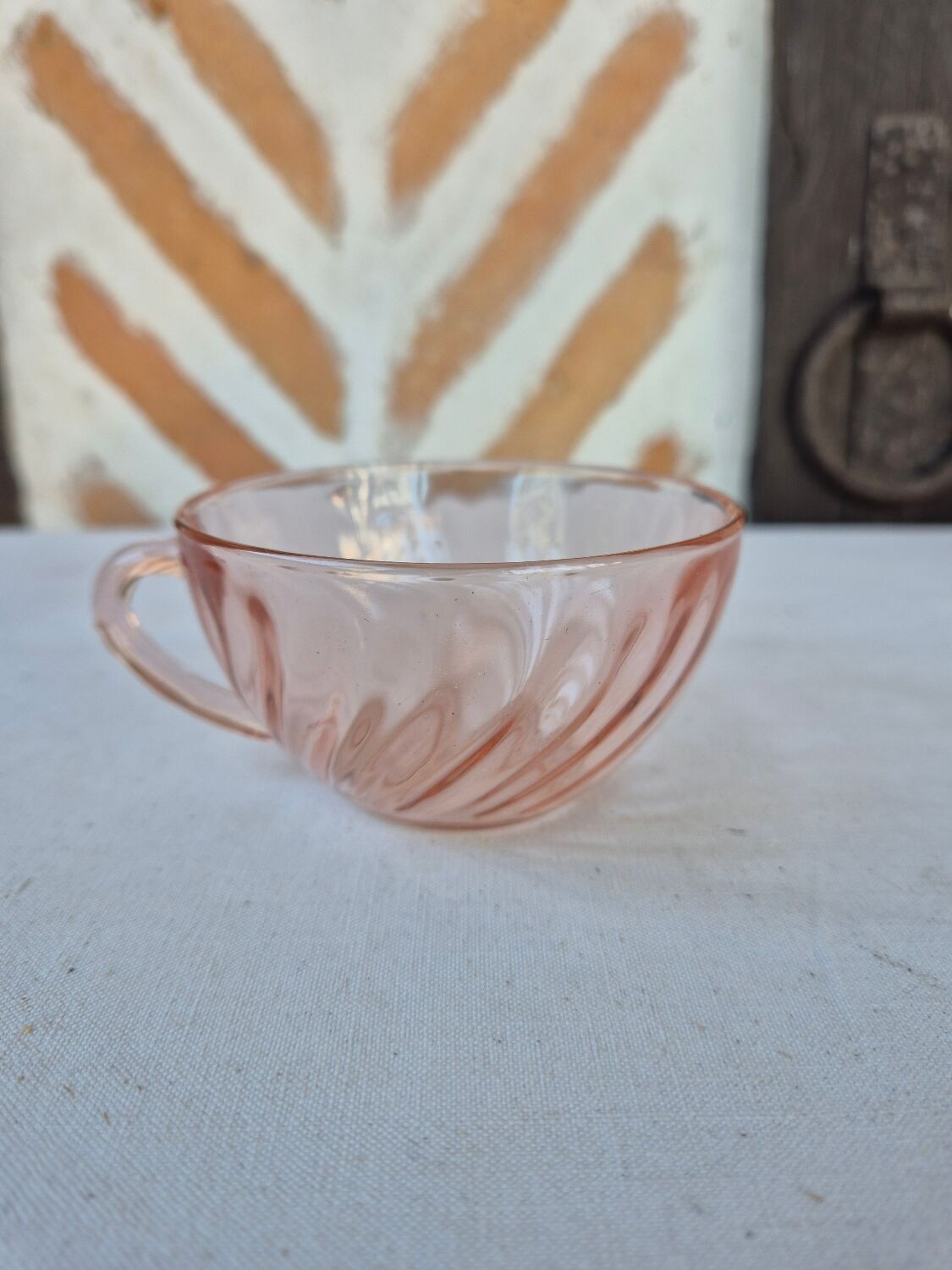 Arcoroc Arcopal Rosaline coffee cups